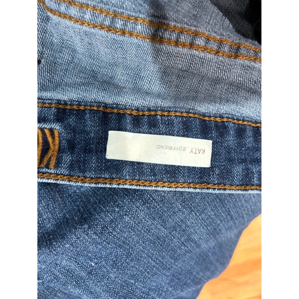 Kut from the Kloth Katy Boyfriend Jeans Medium Wash Blue Denim Women 16W Stretch - Picture 7 of 7